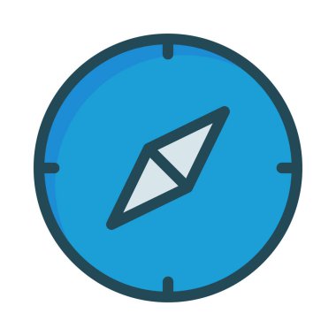 Web bağlantı renk simgesi. Vektör çizim