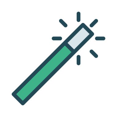 Web bağlantı renk simgesi. Vektör çizim