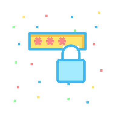 Web bağlantı vektör renk simgesi