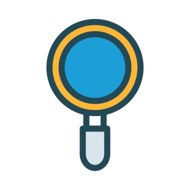 Web bağlantı renk simgesi. Vektör çizim