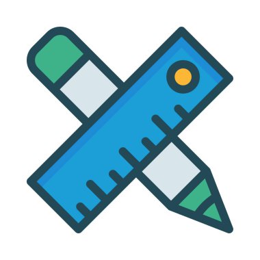 Web bağlantı renk simgesi. Vektör çizim