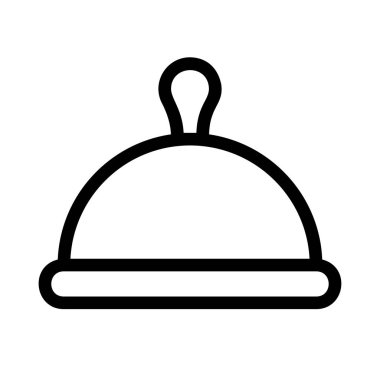 Restoran, yemek düz simgesi, vektör, illüstrasyon