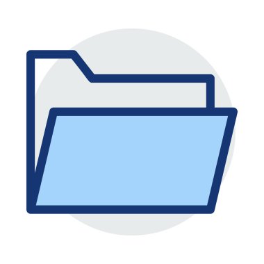 Web bağlantı vektör renk simgesi