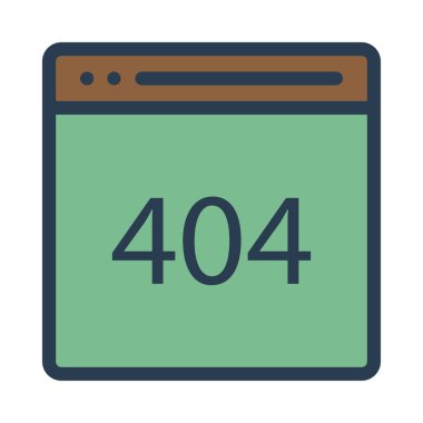 İş için Web simgesi. Vektör çizim