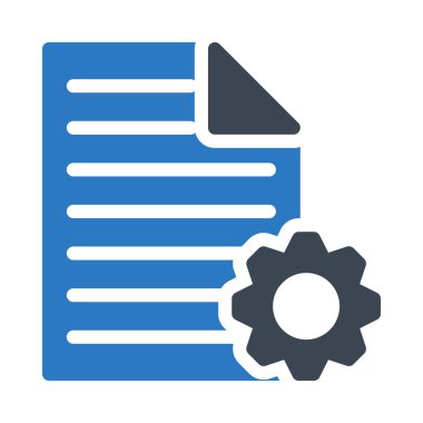 İş için Web simgesi. Vektör çizim