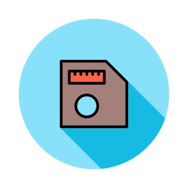 Web renk simgesi. Vektör çizim