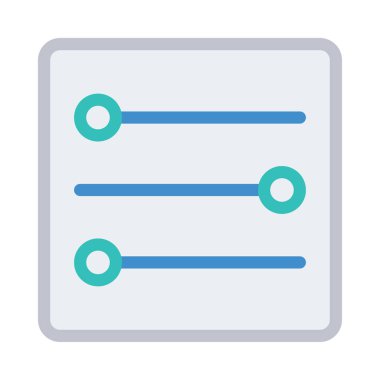 Mavi web renk tasarım simgesi geliştirme için 