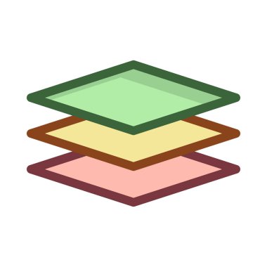 Web renk simgesi. Vektör çizim