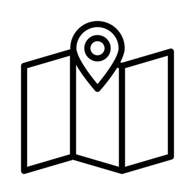 İşaretçi düz simgesi, vektör çizim 