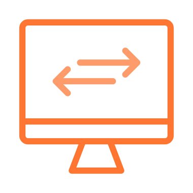 Web bağlantı vektör renk simgesi