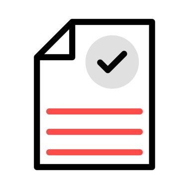 Web bağlantı vektör renk simgesi