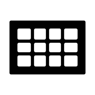 buz küp tepsi düz kutsal kişilerin resmi, vektör, illüstrasyon