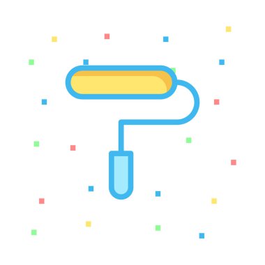 Web bağlantı vektör renk simgesi