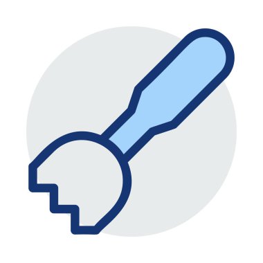 El blender düz simgesi, vektör, illüstrasyon