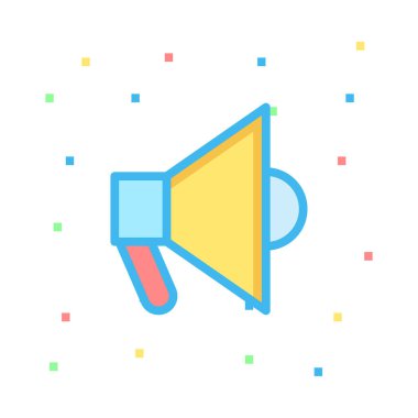 Web bağlantı vektör renk simgesi