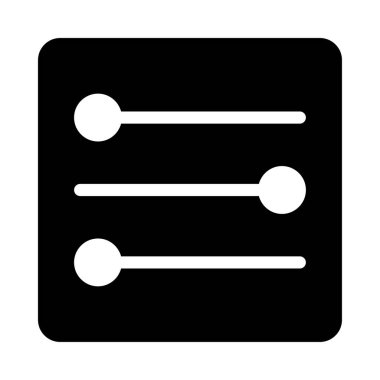 İş için Web simgesi. Vektör çizim