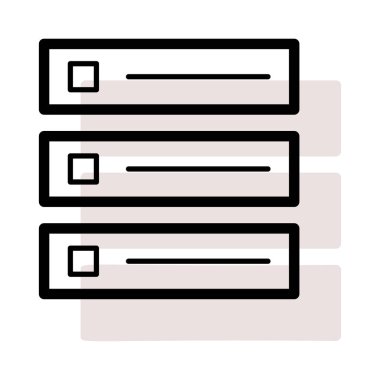 Web bağlantı renk simgesi. Vektör çizim