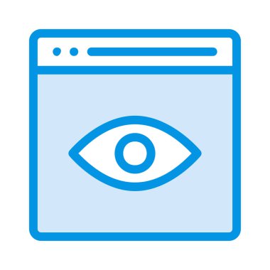 İş için Web simgesi. Vektör çizim