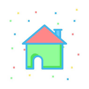 Web bağlantı vektör renk simgesi