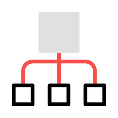 Web bağlantı vektör renk simgesi