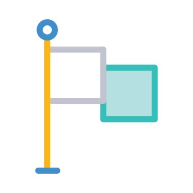 Mavi web renk tasarım simgesi geliştirme için 