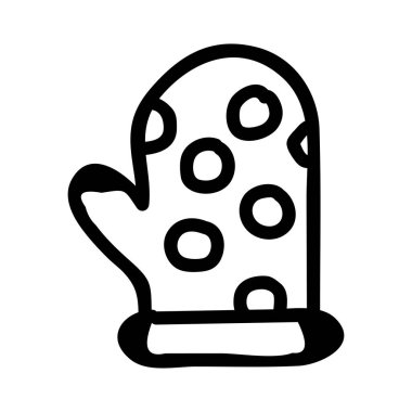 potholder düz simgesi, vektör, illüstrasyon