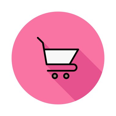 Web bağlantı renk simgesi. Vektör çizim