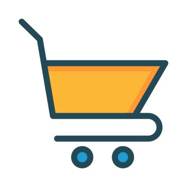 Web bağlantı renk simgesi. Vektör çizim