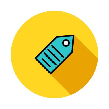 Web bağlantı renk simgesi. Vektör çizim