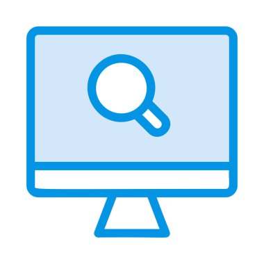 İş için Web simgesi. Vektör çizim