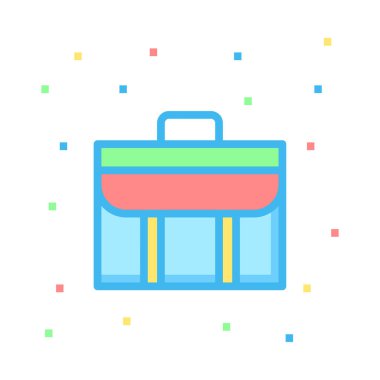 Web bağlantı vektör renk simgesi