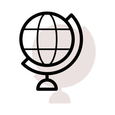 Web bağlantı renk simgesi. Vektör çizim