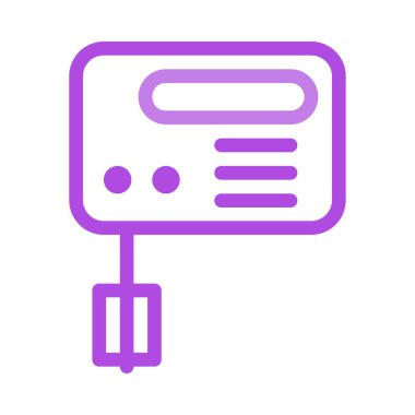 Mikser simge vektör çizim 