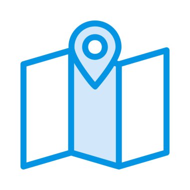 İşaretçi düz simgesi, vektör çizim 