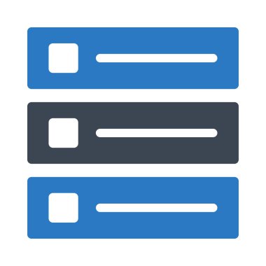 İş için Web simgesi. Vektör çizim