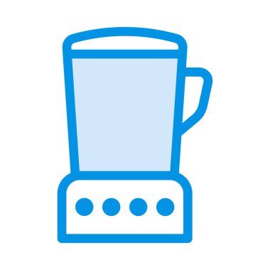 Blender düz simgesi, vektör, illüstrasyon