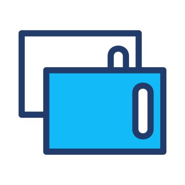 Kesme tahtaları düz kutsal kişilerin resmi, vektör, illüstrasyon