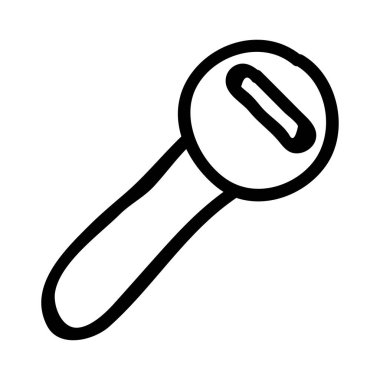 soyucu düz simgesi, vektör, illüstrasyon