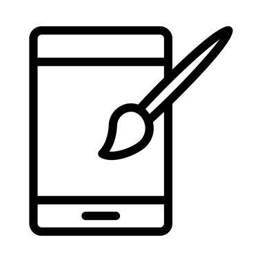 İş için Web simgesi. Vektör çizim