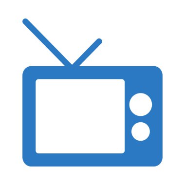 TV simge vektör çizim ayarla 