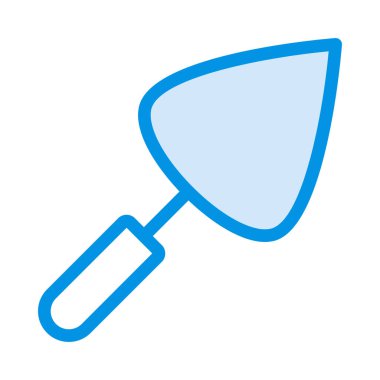 spatula düz simgesi, vektör, illüstrasyon