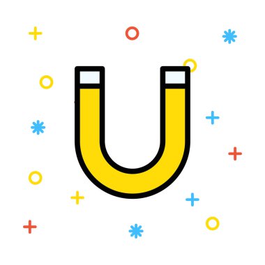 Web bağlantı renk simgesi. Vektör çizim