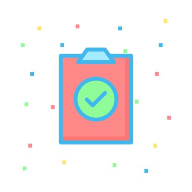 Web bağlantı vektör renk simgesi