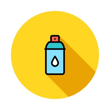 Web bağlantı renk simgesi. Vektör çizim