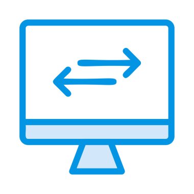 İş için Web simgesi. Vektör çizim