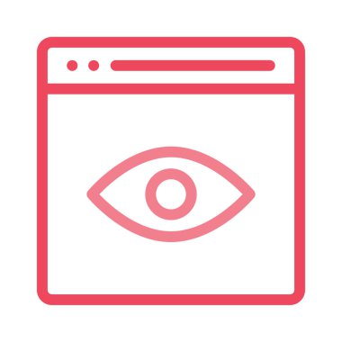 Mavi web renk tasarım simgesi geliştirme için 