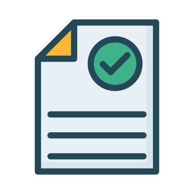 Web bağlantı renk simgesi. Vektör çizim