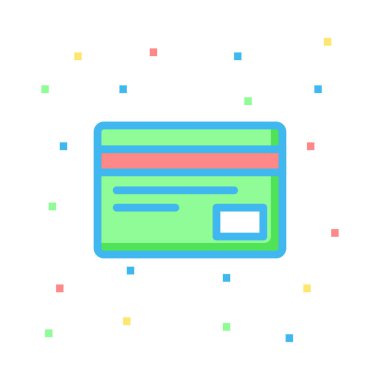 Web bağlantı vektör renk simgesi