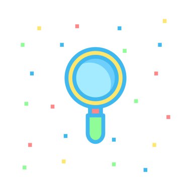 Web bağlantı vektör renk simgesi