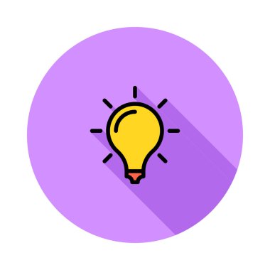 Web bağlantı renk simgesi. Vektör çizim